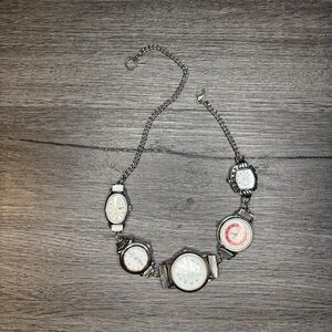 Vintage Watch Face Necklace